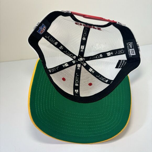 KANSAS CITY CHIEFS New Era SnapBack Mesh Trucker Hat Cap Adjustable OS NFL AFC - Picture 7 of 8